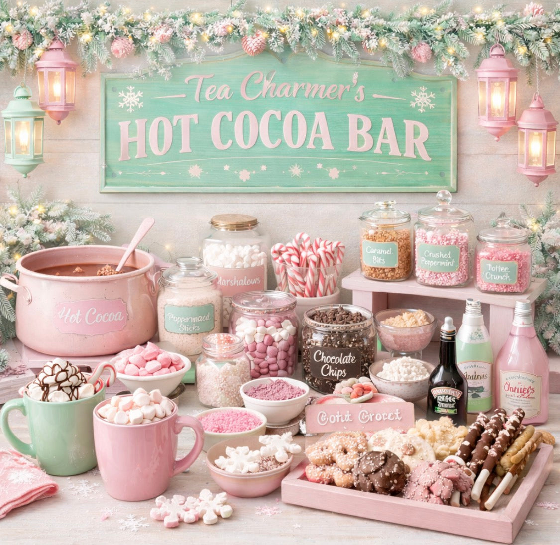 Candy,S’mores &Hot Cocoa Bar Party Add Ons