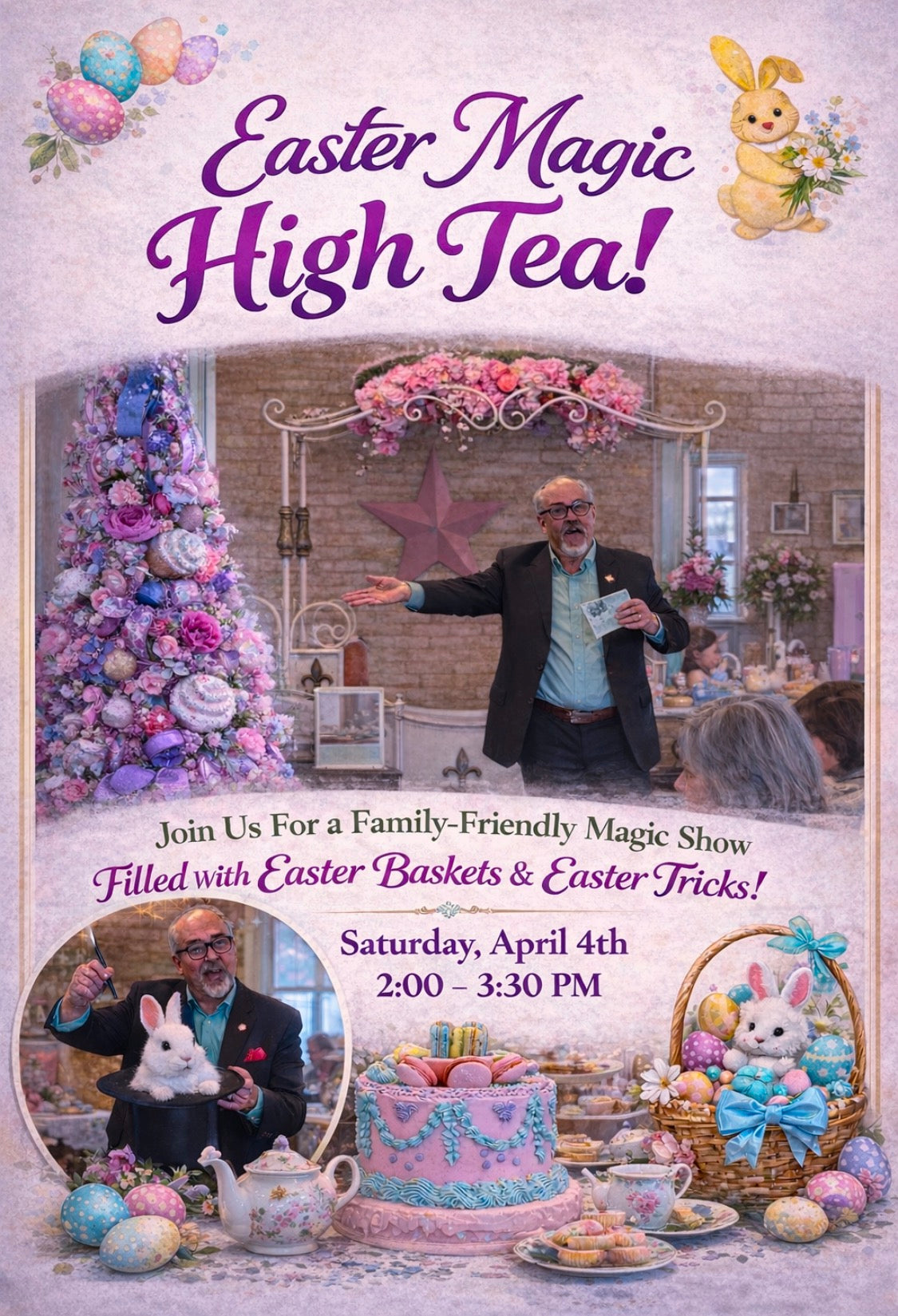Easter Magic Show April 4th 2:00-3:30
